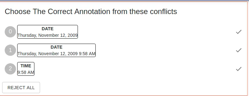 Conflicting annotations ready for manual review