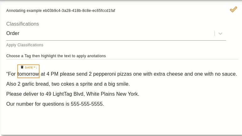 Entity Annotation Example