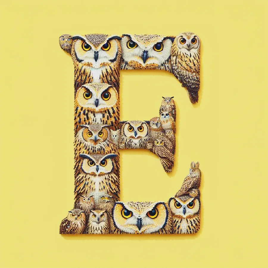 E is for Owl