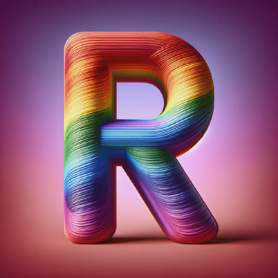 R is for Rainbow
